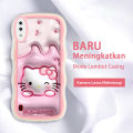 FELMYST Case For Samsung A01 Hot INS Cute Hello kiity Cartoon Cat Phone Casing Shockproof Soft Back Cover for Girl. 