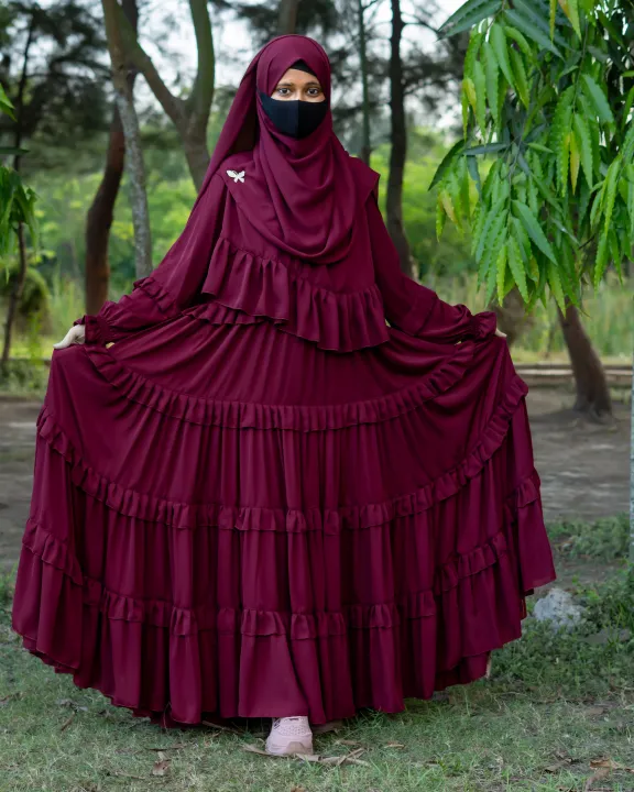 Anika%20Borka%202%20with%20Big%20Hijab%20for%20Women%20Muslim%20Outwear%20Dubai%20Cherry%20Georgette%20Premium%20Quality%20-%20Image%205