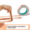 10M 20M Copper Foil Tape Single Side Conductive Shielding Tape Snail Tape Stain Glass Home Appliance DIY Copper Tape.
