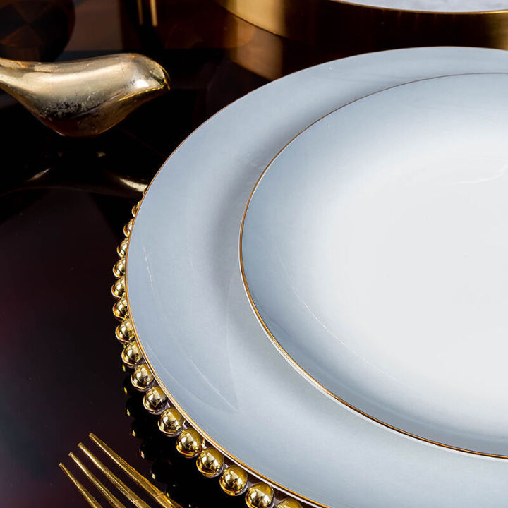Jingdezhen%20Bone%20Dishes,%20Cutlery%20Gold%20Border%20Porcelain%20Bowls,%20Nordic%20Household%20Dining%20Plate%20Bowl%20Set,%20Underglaze%20Color%20Gift%20Ceramics%20-%20Image%204