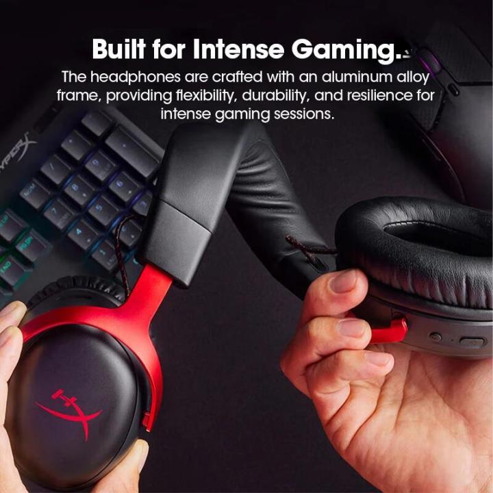 HyperX%20Cloud%203%20IIl%20Wireless%20Gaming%20Headset%20FPS%20headset%20Noise%20Cancellation%20Condenser%20mic%20120%20hours%20battery%20life%20For%20PC%20PS4/PS5%20-%20Image%205