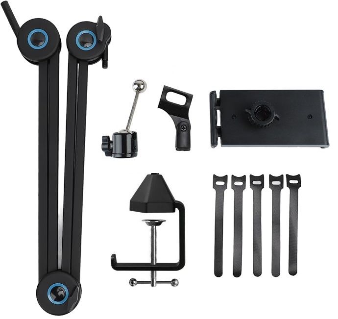 HIVE%20Multi-Functional%20Desk%20Setup%20Stand%20%E2%80%93%20Foldable%20Heavy%20Duty%20Microphone%20Arm%20Stand%20-%20Image%206