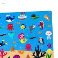 Felt Set for Toddlers Children, 3.4 Feet Flannel Stories Toys, Wall Activity Storytelling Teaching.