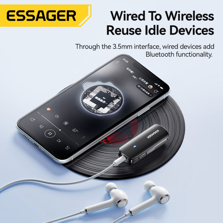 Essager%20Multifunctional%20Bluetooth%205.3%20Adapter%203.5mm%20Jack%20Aux%20Wireless%20Adapter%20Stereo%20for%20Earphones%20Phones%20TV%20Car%20Audio%20Receiver%20-%20Image%203