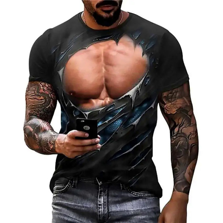 Sexy%20muscle%20men%20T%20shirt%203D%20printed%20tee%20shirts%20for%20men%20clothing%20oversized%20cool%20short%20sleeve%20fashion%20tops%20tee%20ropa%20hombre%20camiseta%20-%20Image%203