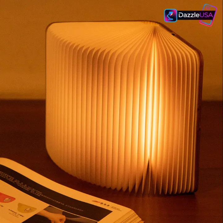 Magical%207-Color%20Wooden%20Foldable%20Book%20Lamp%20%E2%80%93%20USB%20Rechargeable%20Night%20Light%20-%20Image%202