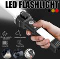 Super Bright Rechargeable Hammer LED Handheld Flashlight Portable Spotlight 4 Mode New. 