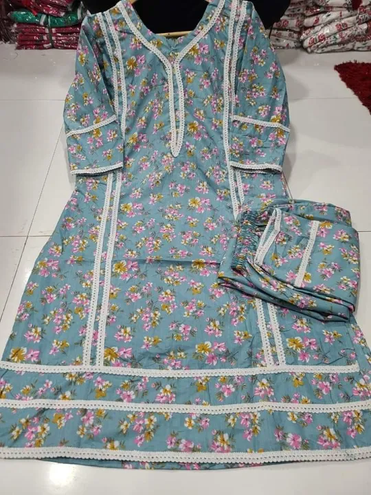 Ready%20Made%20Cotton%20Stitched%20Fashionable%20Long%20Salwar%20Kameez%20For%20Stylish%20Women%20/%20Girls%20(%202%20Pcs%20)%20-%20Image%202