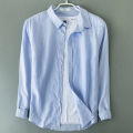 Trendsetter -Upscale Living -Sky Blue Long Casual Shirt for Men - Shirt For Men- Inventive Choice Remarkable - Disclose Styles & Luxe. 