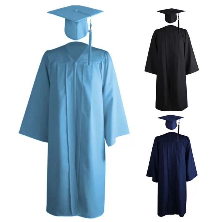 Study Robe Academic Robe Set Pure Colors Lightweight Academic Gown Set | Daraz.com.bd