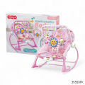 Baby Rocker Rocking Chair - Multicolor Perfect gift for baby - with Music & Vibration Baby Bouncer- Pink & Blue. 