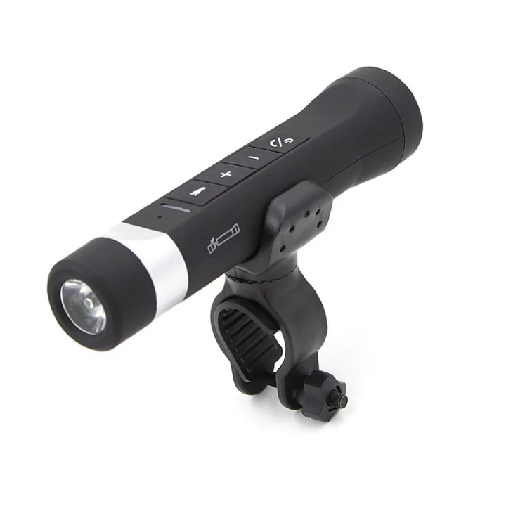 Portable Flashlight Speaker FM Radio Power Bank TF Card Play Bluetooth ...