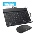 Mini Wireless Bluetooth Keyboard Mouse Combo-English. 