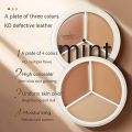 Sweet Mint 3 Color Concealer Palette Cream Base Full Coverage Cover Acne Spots Dark Circles Facial Makeup Foundation. 