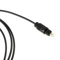 1.5M Digital Optical Audio Optic Fiber Cable Black TV power amplifier soft. 