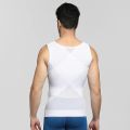 Chest Compression Vest Men Gynecomastia Body Shaper Sleeveless Posture Corrector Slimming Waist Control Tummy Trimmer Mesh Tops.