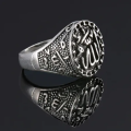Arabic Ring for Men Stylish Turkish Ring Gift Islamic Allahu Ring for Gift.