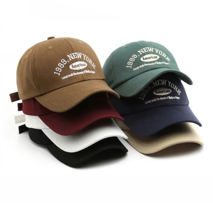 Casual%20Men%20and%20Woman's%20Baseball%20Caps%20Embroidered%201989%20New%20York%20American%20Cotton%20Adjustable%20Dad%20Hats%20Unisex%20Sun%20Visor%20Hats%20-%20Image%202