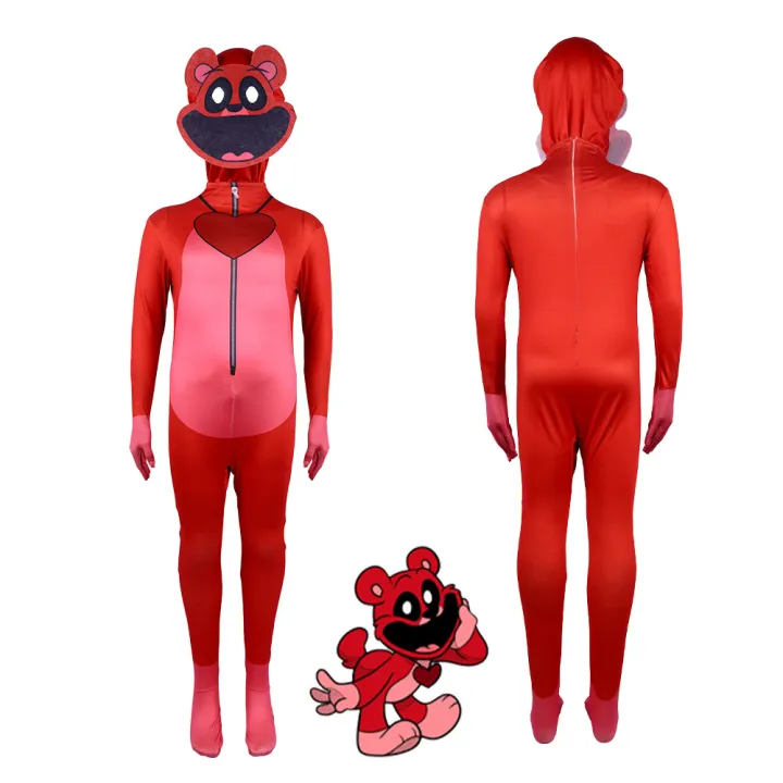 Smiling%20Critters%20Cosplay%20Costume%20Aminal%20purple%20cat%20Catnap%20Elephant%20Bear%20Bodysuit%20Jumpsuit%20Mask%20Boys%20Girls%20Halloween%20Costume%20-%20Image%203