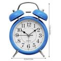 Metal Alarm Clock Twin Bell Table Clock Loud Alarm Clock For Home Office Decoration.