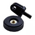 Mini Tripod Screw Mount Adapter 1/4" Monopod Accessory. 