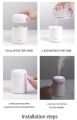 Portable 300ml Humidifier USB Ultrasonic Dazzle Cup Aroma Diffuser Cool Mist Maker Air Humidifier Purifier with Romantic Light. 