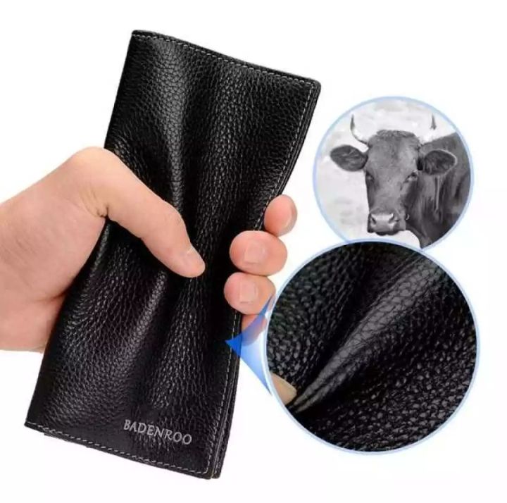 Black%20High%20quality%20Leather%20Long%20wallet%20For%20Men%20-%20Image%204