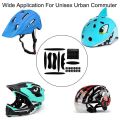 4 Pack Universal Cycling Replacement Sponge Pads Set Helmet Cushions Kit for Bike Cycling Motorcycle Helmet,Black.