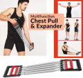 Multi Function Chest Pull Expander 3 in 1 - Black and Red. 