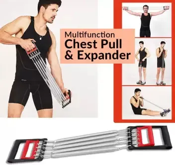 Multi%20Function%20Chest%20Pull%20Expander%203%20in%201%20-%20Black%20and%20Red%20-%20Image%202