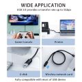 Data Transfer Extension Cable / USB To USB Cable Extender Data Cord / USB 3.0 2.0 Fast Transfer Cable / Durable Bold Extension Line For Smart TV VGA Interface Device. 