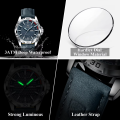 POEDAGAR 895 Original Watch for Men Top Luxury Waterproof Luminous Day Date Watch. 