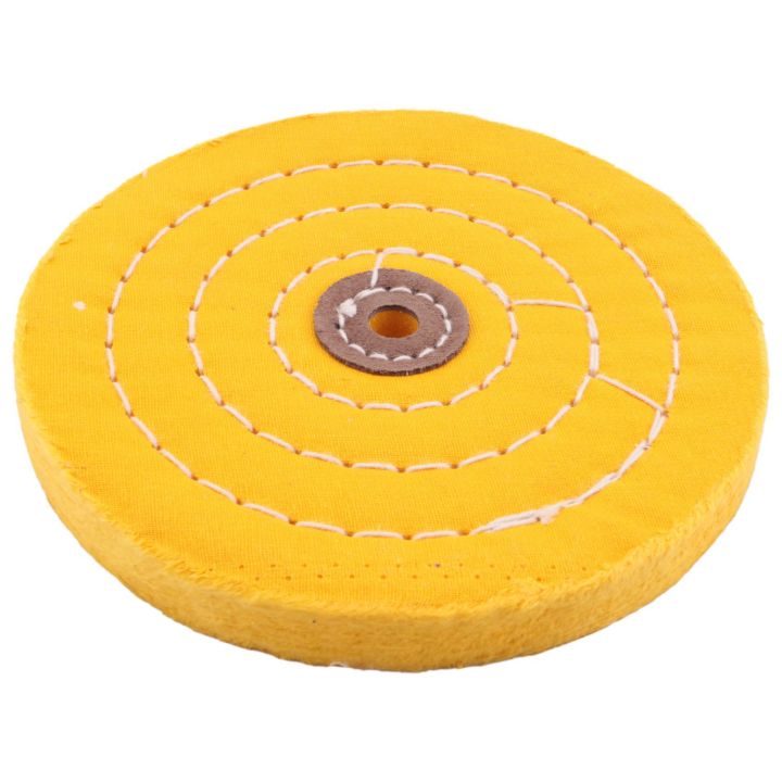 10Pcs%206%20Inch%20Buffing%20Polishing%20Wheels%20for%20Bench%20Grinder%20with%20Polishing%20Compounds%20Kit,%20White%20and%20Yellow%20-%20Image%206