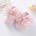 Toddler Baby Girl Boy Big Bows Elastic Band Newborn Walking Shoes Baby Girl Shoes Princess Shoes Girls Bowknot Newborn Flats.