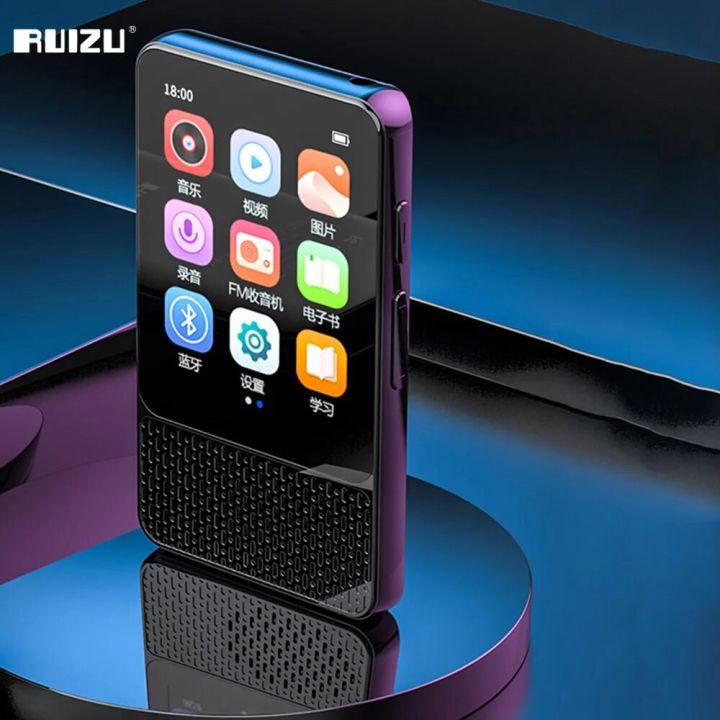 RUIZU%20M18%20Bluetooth%20MP3%20MP4%20Player%20With%20Speaker%20Touch%20Screen%20Music%20Player%20Support%20FM%20Radio%20E-Book%20Video%20Voice%20Recorder%20TF%20Card%20-%20Image%202