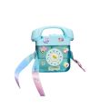 400ML Telephone Shape Water Bottle Plastic Water Bottle for Girls Kawaii Straw Bottle with Sticker Strap Children Outdoor Kettle. 