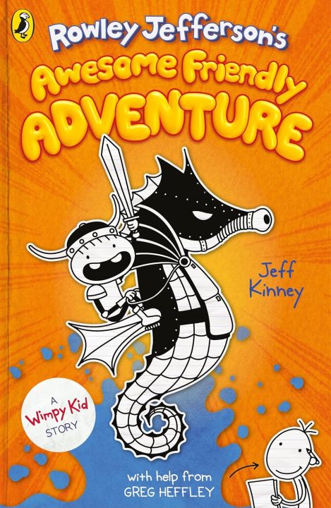 Rowley Jefferson’s Awesome Friendly Adventure (Rowley Jefferson’s Journal)- (paperback) white print