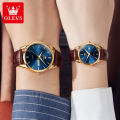 New OLEV Olevs Watch One Double Calendar Waterproof Couple Watch Non-Mechanical Watch Watch Female.