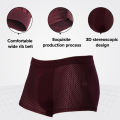 3Pcs/Lot Men's Boxer Brief Bamboo Underpants Underwear Boxershorts Breathable Hombre Hole Panties Shorts Lingerie.