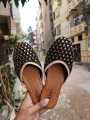 Girls exclusive Eid collection stylish nagra shoes. 