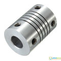 FLEXIBLE 5-5mm Aluminum Flexible 5mm To 5mm Shaft Coupling Clamp Universal Joint Stepper Motor Coupler For CNC 3D Printer Engraving Machine DC Motors DIY.