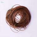 5xWaxed Wax Cord String Linen Thread Wire DIY Jewelry Bracelet Light coffee. 