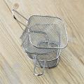 Chips Mini Fry Baskets Stainless Steel Fryer Basket Strainer Serving Food Presentation Cooking Tool French Fries Basket. 