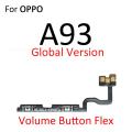 Oppo A93 A92 A91 A33 A31 A5A A9 2020 Power on / off Switch Button Side Volume Up Down Buttons Flex Cable Replacement Parts. 