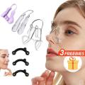 Nose Shaper Lifter Clip Nose Up Lifting Soft Silicone Rhinoplasty Nose Bridge Straightener Corrector Silicone Nose Massage Nose Slimming Beauty Tool.
