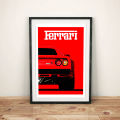 Supercars Cool Car Poster Ferraris Lamborghini Racing Artwork Wall Picture Print Canvas For Living Room Boys Home Decor Posters.