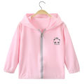 New Children's ice silk hooded sun protection clothing summer boys and girls travel thin coat beach UV protection coat 2-10Y. 