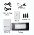 Mini UPS 8800 mAh DC UPS for Router 5/9/12V (Router, Onu, CC Camera).