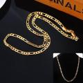 Golden Metal Fashionable Chain For Men - Chain.