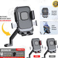 Motorcycle Phone Holder Motorbike Bicycle Phone Stand Holder Ride Navigation Stand Handlebar Mirror Mount Bracket. 